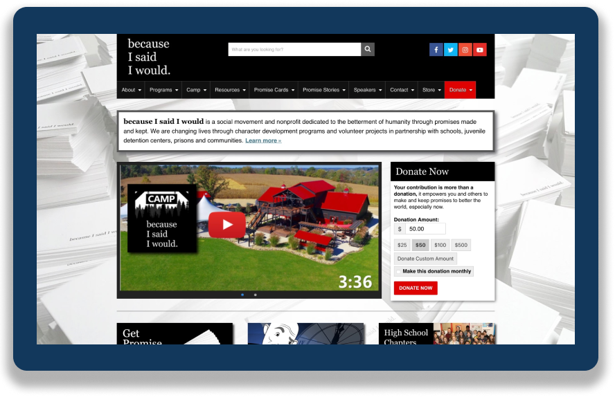 Because-I-said-I-would